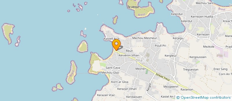 localisation de l'entreprise PECHE ET MER à PLOUGUERNEAU