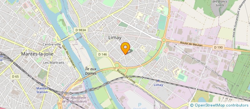 localisation de l'entreprise PECHE ET PISCICULTURE (FED DEP DES ASSOC) à LIMAY