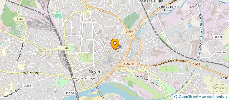 localisation de l'entreprise PECHE ET TOURISME 58  NEVERS