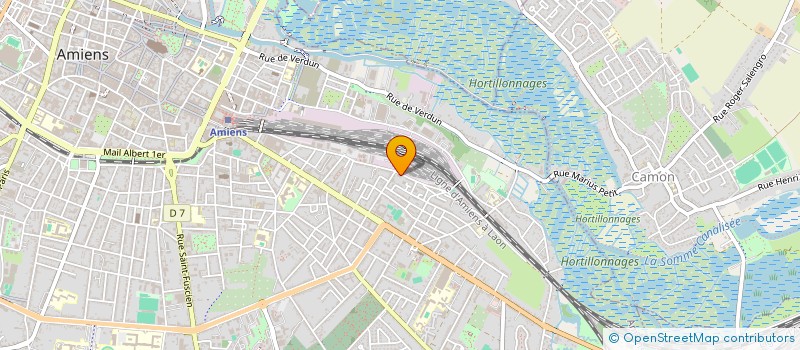 localisation de l'entreprise PECHE ET VOYAGES à AMIENS