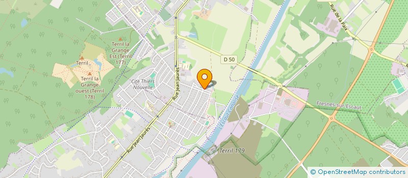 localisation de l'entreprise PECHE EVASION  ESCAUTPONT