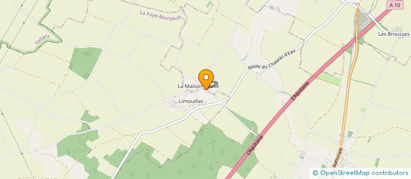 localisation de l'entreprise PECHE LOISIRS EXPANSION  LA FOYE-MONJAULT