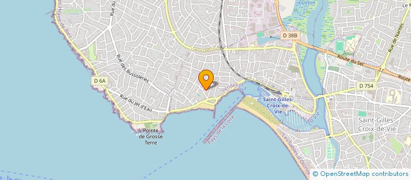 localisation de l'entreprise PECHE MAISON à SAINT-GILLES-CROIX-DE-VIE