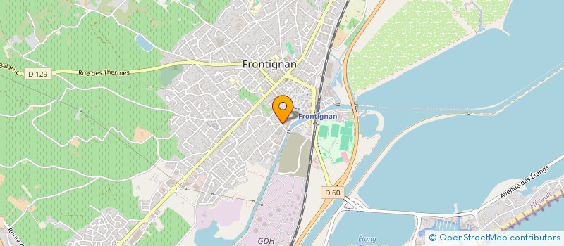 localisation de l'entreprise PECHE-MAREE à FRONTIGNAN