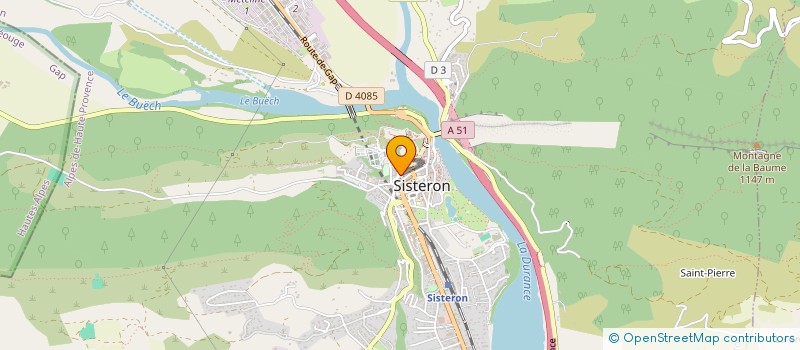 localisation de l'entreprise PECHE MOUCHE PAYS SISTERON BUECH à SISTERON