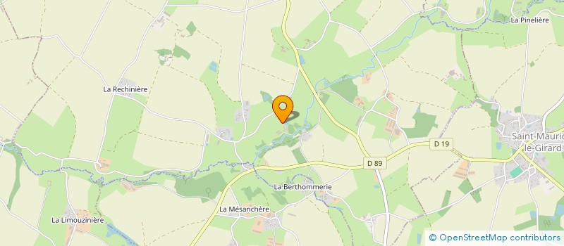 localisation de l'entreprise PECHE NATURE DECOUVERTE  MOUILLERON-SAINT-GERMAIN