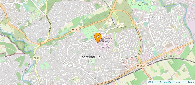 localisation de l'entreprise PECHE NATURE ENVIRONNEMENT à CASTELNAU-LE-LEZ