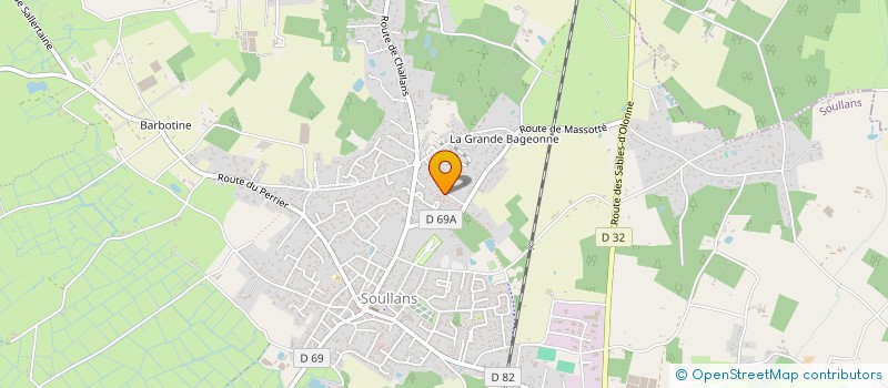 localisation de l'entreprise PECHE SIONNAISE à SOULLANS