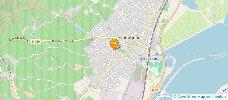 localisation de l'entreprise PECHE SPORTIVE FRONTIGNANAISE à FRONTIGNAN