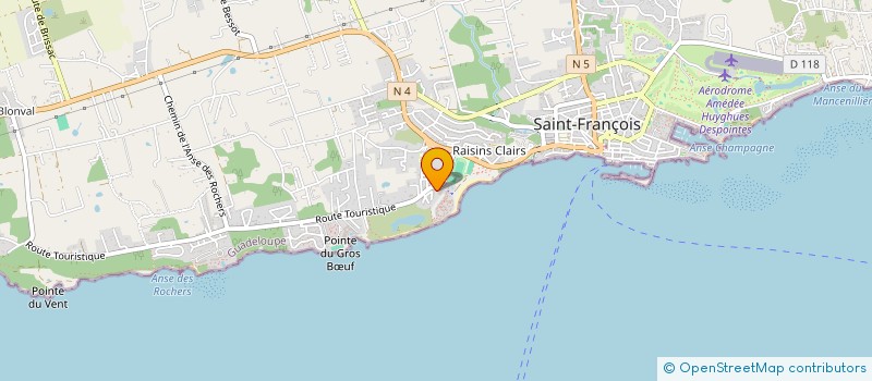 localisation de l'entreprise PECHE & TOURISME à SAINT FRANCOIS