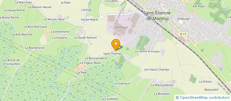 localisation de l'entreprise PECHECO  VIGNEUX-DE-BRETAGNE