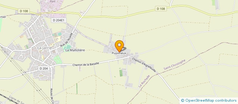 localisation de l'entreprise PECHEREAU ET FILS à SAINTE-SOULLE