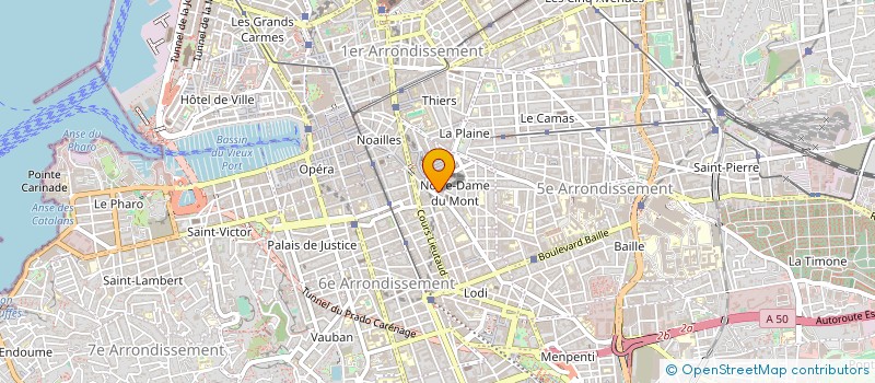 localisation de l'entreprise PECHERIE DE LA MEDITERRANEE à MARSEILLE