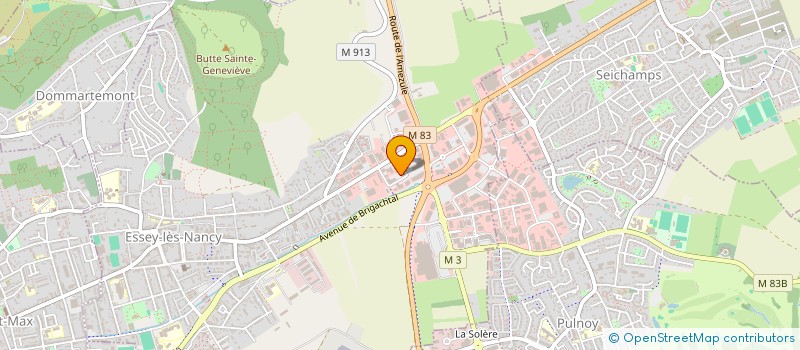 localisation de l'entreprise PECHERIE DE LA PORTE VERTE  ESSEY-LES-NANCY