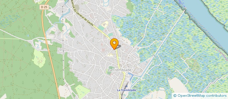 localisation de l'entreprise PECHERIE DE LA SEUDRE ATLANTIQUE à LA TREMBLADE