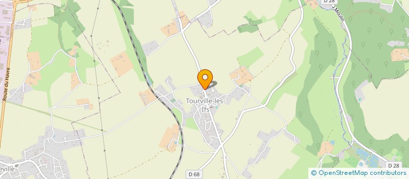 localisation de l'entreprise PECHERIE DES HAUTES FALAISES  TOURVILLE-LES-IFS