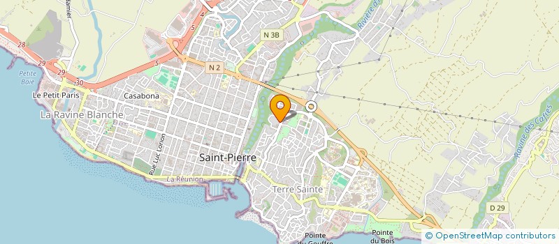 localisation de l'entreprise PECHERIES DU SUD à SAINT-PIERRE