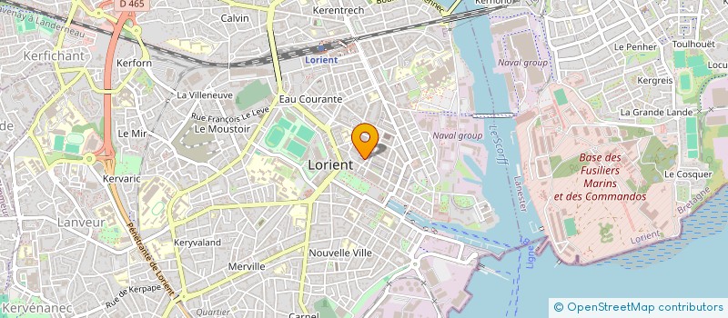localisation de l'entreprise PECHERIES OUEST ATLANTIQU SARL à LORIENT
