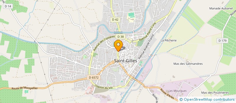localisation de l'entreprise PECHEROL à SAINT-GILLES