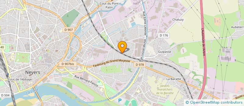 localisation de l'entreprise PECHES ET LOISIRS 58 à NEVERS