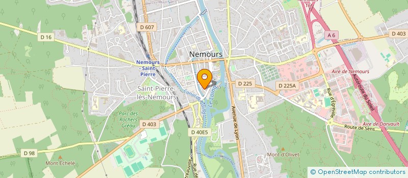 localisation de l'entreprise PECHEUR DE SONGES  NEMOURS