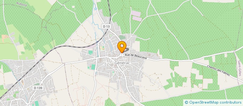 localisation de l'entreprise PECHICARD  GENERAC