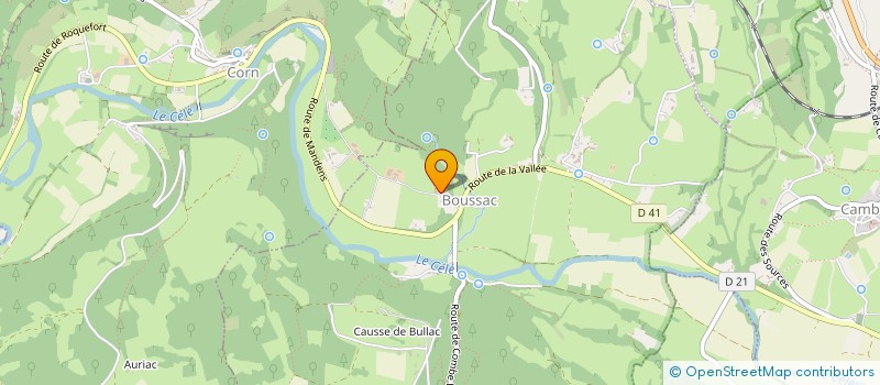 localisation de l'entreprise PECHLAVAL  BOUSSAC