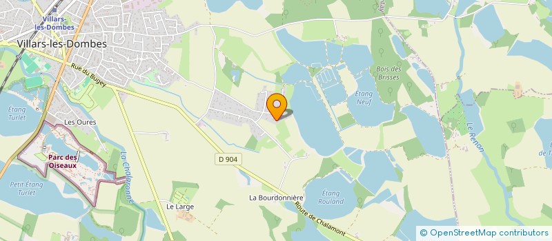 localisation de l'entreprise PECK IMMOBILIER à VILLARS-LES-DOMBES