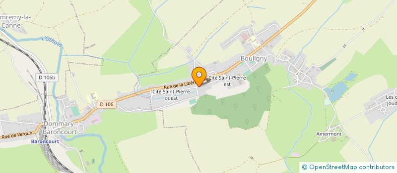localisation de l'entreprise PECLET à BOULIGNY