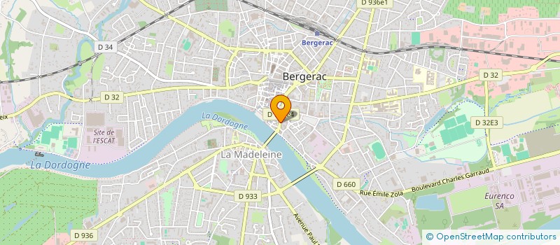 localisation de l'entreprise PECMONTIER à BERGERAC