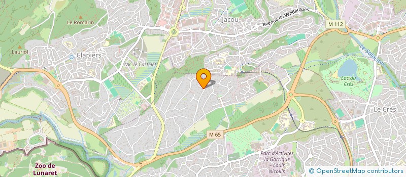 localisation de l'entreprise PECOMP  CASTELNAU-LE-LEZ