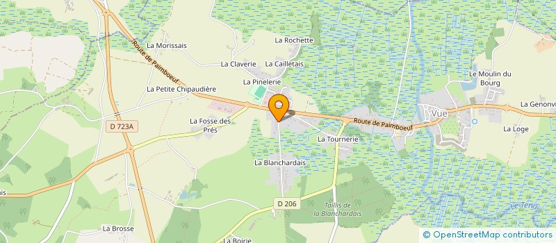 localisation de l'entreprise PECONO  VUE