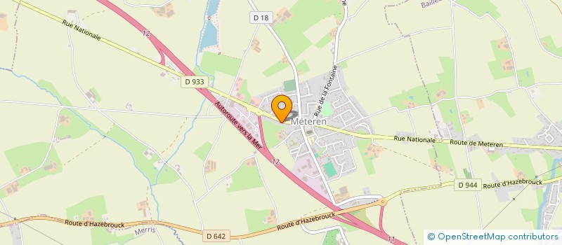 localisation de l'entreprise PECORA  METEREN