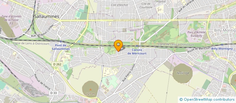 localisation de l'entreprise PECORA GIOVANNI ET FILS  MERICOURT