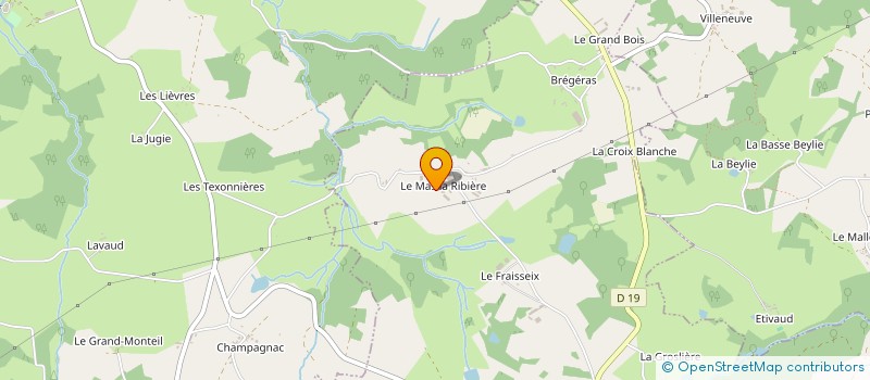 localisation de l'entreprise PECOUT-THOMAS à CHATEAU-CHERVIX