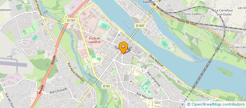 localisation de l'entreprise PECQUEUR SARL à SAUMUR