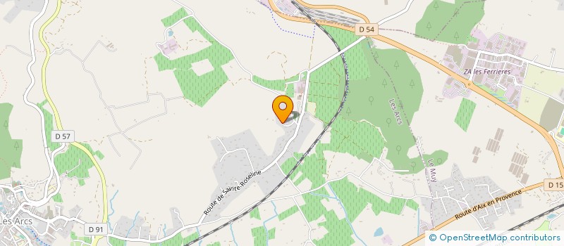 localisation de l'entreprise PECS COTE D AZUR  LE MUY