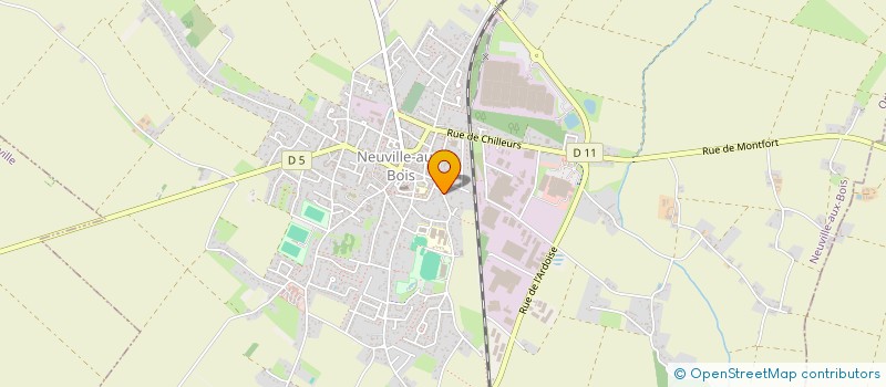localisation de l'entreprise PECULUQUE à NEUVILLE-AUX-BOIS
