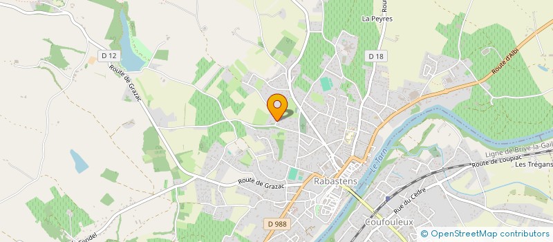 localisation de l'entreprise PECUNIA FINANCE ACADEMY  RABASTENS