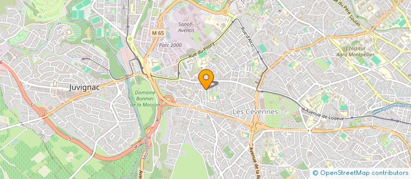 localisation de l'entreprise PED TANCA 34 à MONTPELLIER