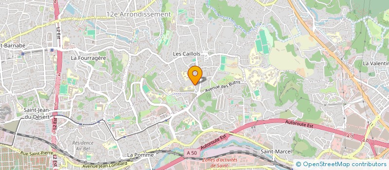 localisation de l'entreprise PEDAGOG ACTIVE REMOTIVATION INTERET ENFA à MARSEILLE