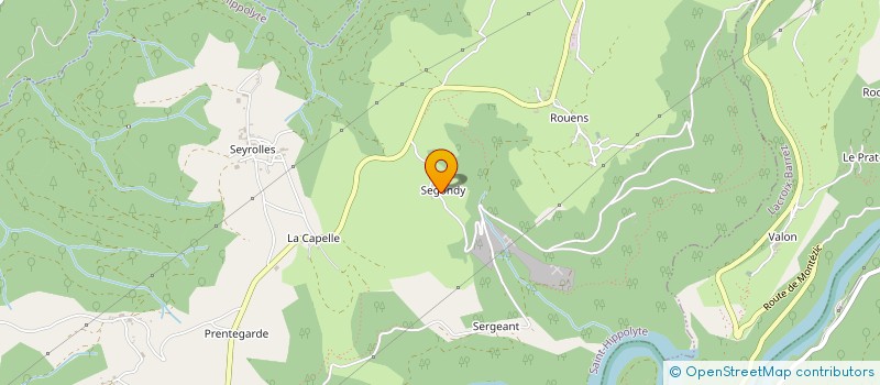 localisation de l'entreprise PEDAGOGICA  SAINT-HIPPOLYTE