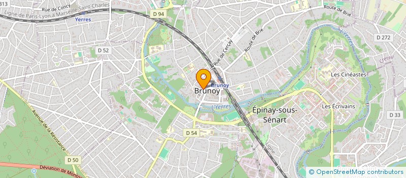localisation de l'entreprise PEDAGOGIE SYSTEME à BRUNOY