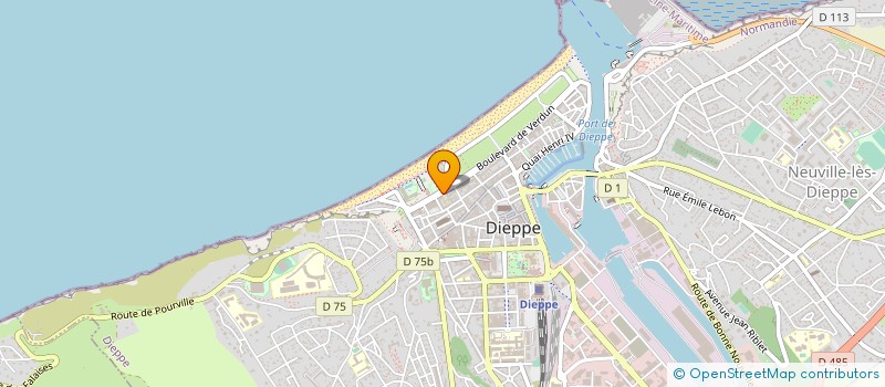 localisation de l'entreprise PEDAGOTHEQUE à DIEPPE