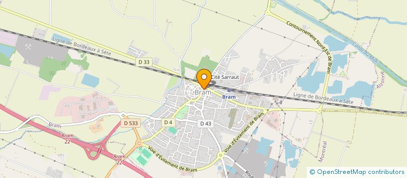 localisation de l'entreprise PEDASCOLL  BRAM