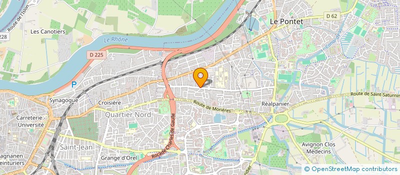 localisation de l'entreprise PEDERZOLI AMILE ET ALBERT  LE PONTET