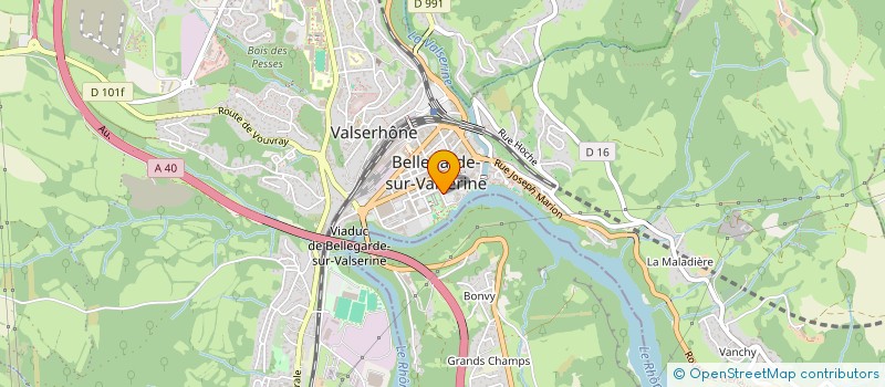 localisation de l'entreprise PEDI-TED à VALSERHONE