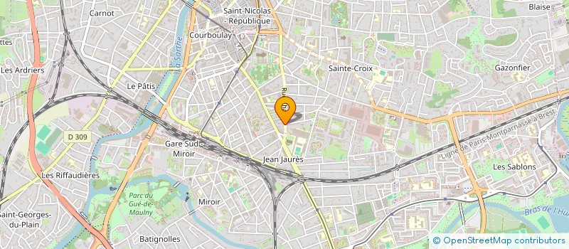 localisation de l'entreprise PEDIA 4  LE MANS