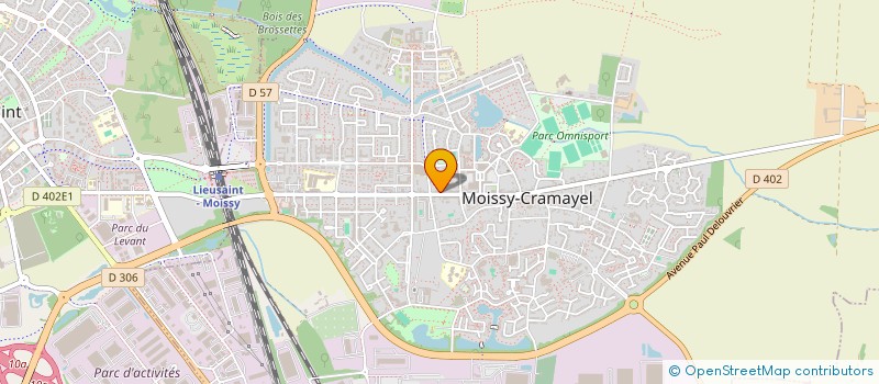 localisation de l'entreprise PEDIALOG à MOISSY-CRAMAYEL
