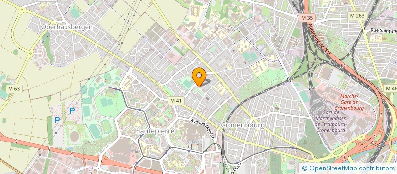 localisation de l'entreprise PEDIATRECRO  STRASBOURG